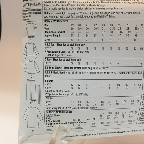 Bundle of (3) Toddler Sewing Patterns - Picture 8 of 8